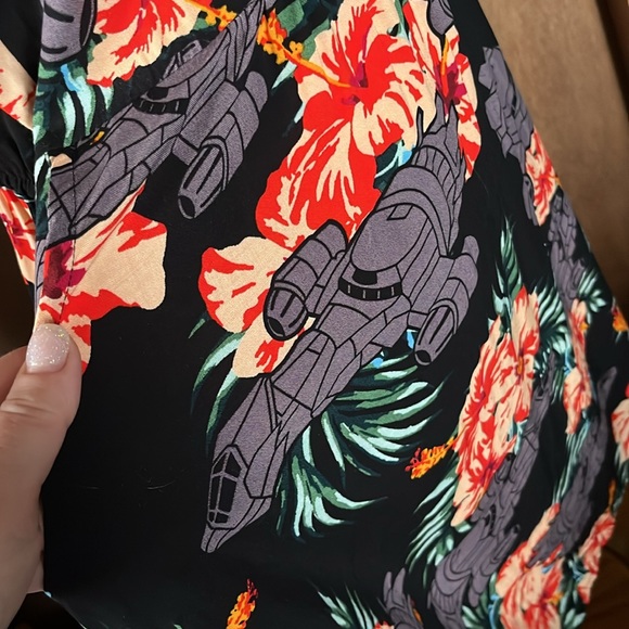 Firefly Hawaiian print sleeveless dress size 3x (approximately size 14 US) - Picture 4 of 10